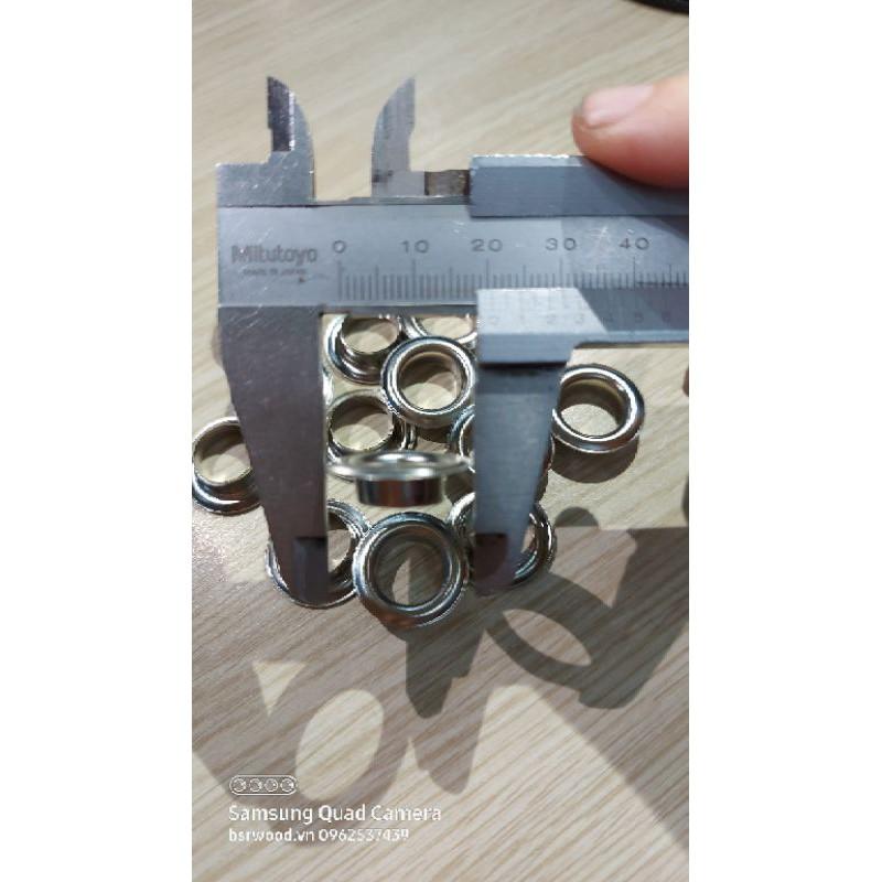 Khoen ore 12mm Khoen mắt cáo 12ly Thau không gỉ Khuy mắt cáo bấm vải Túi 100 cái Phụ liệu may mặc