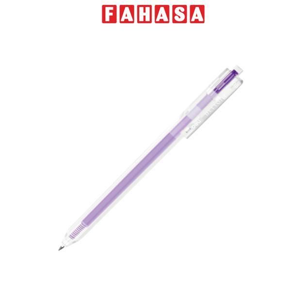 Bút Gel Delight 0.5 mm - Deli EG118-PR - Mực Tím