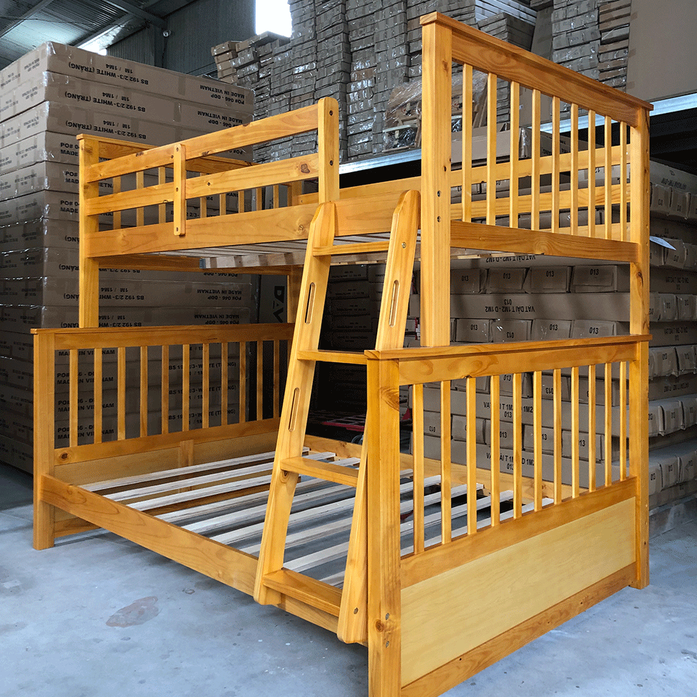 Giường tầng xuất khẩu York 1m2/1m6