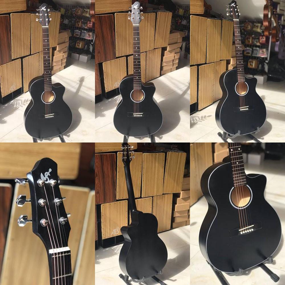 Đàn guitar aoustic SV1 - đàn tập chơi giá rẻ -  tặng 6 phụ kiện được sinh viên ưa chuộng