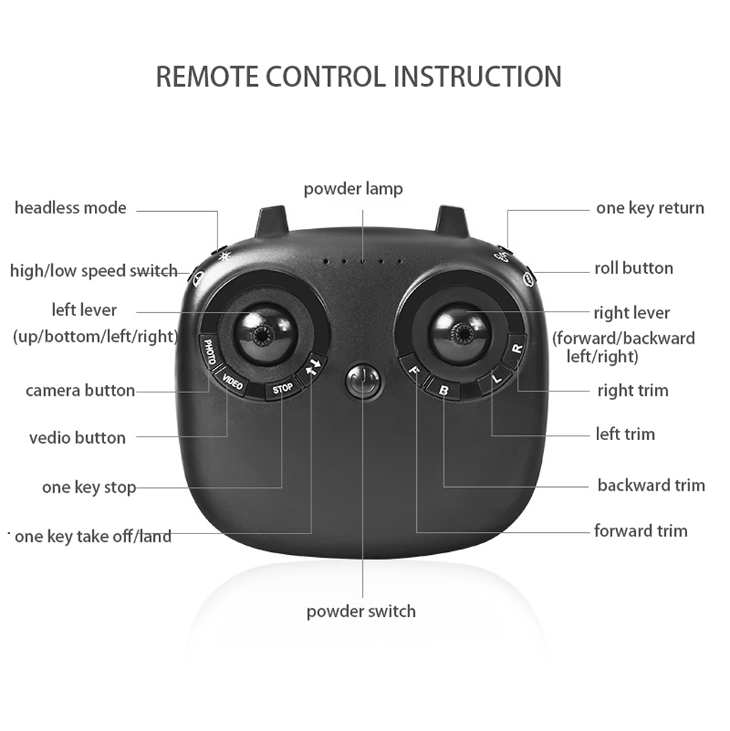 TSD-8S Máy Bay Điều Khiển Từ Xa 4 Cánh Flycam Mini Wifi Camera HD Bay 20 Phút Giá Rẻ - Hàng Nhập Khẩu