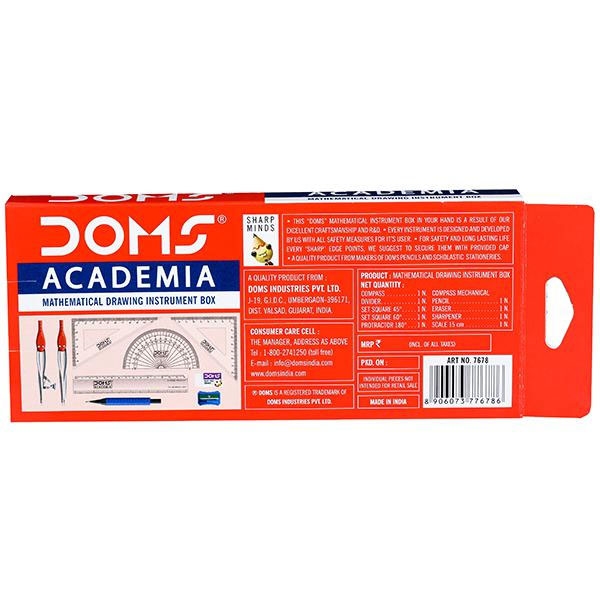 Bộ Dụng Cụ Học Toán DOMS Academia 7678