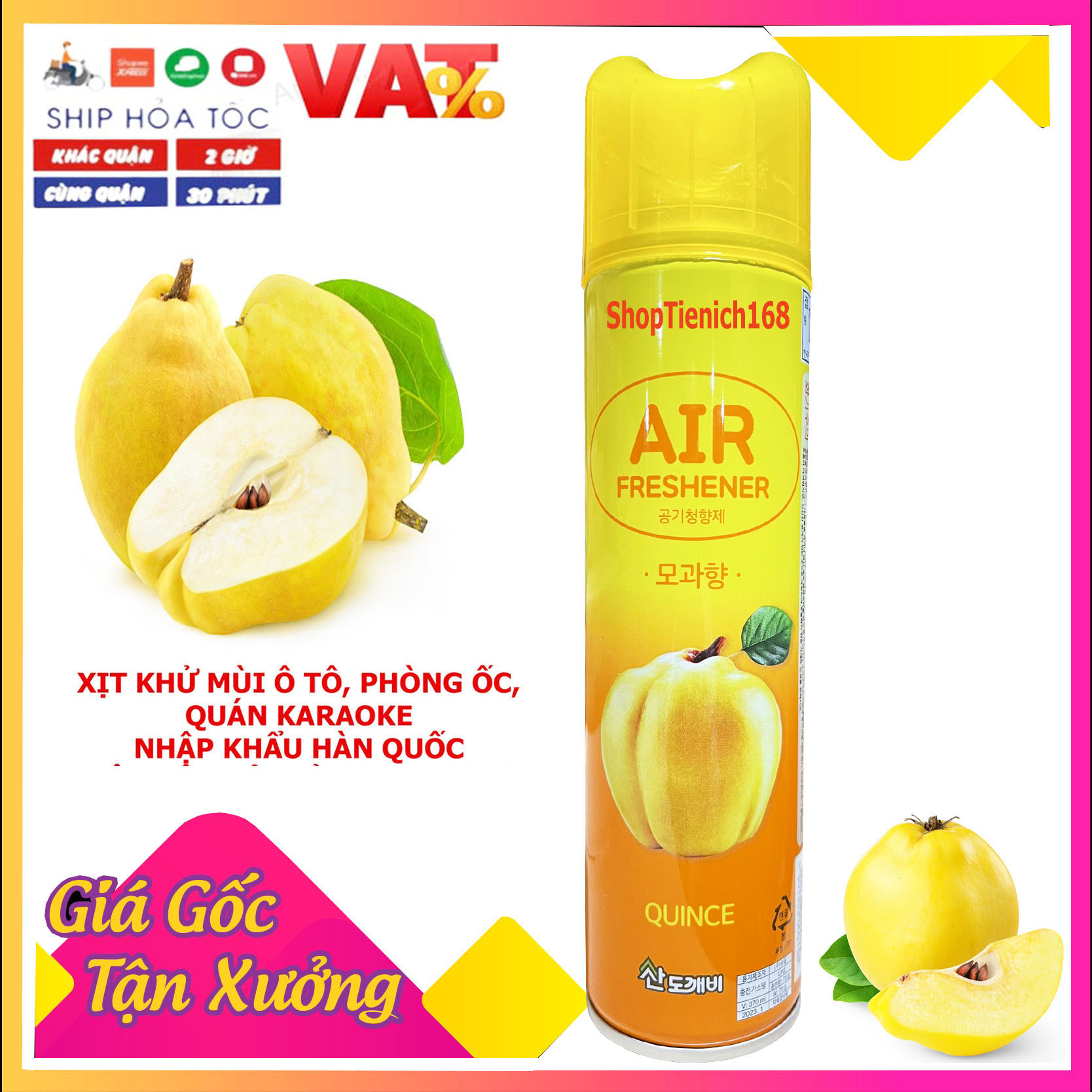 Nước hoa xịt phòng Khử mùi  370ML Hương Nhài