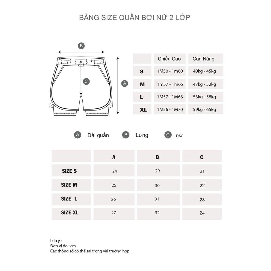 Quần đi biển 2 layer Iceberg Elly Sobie