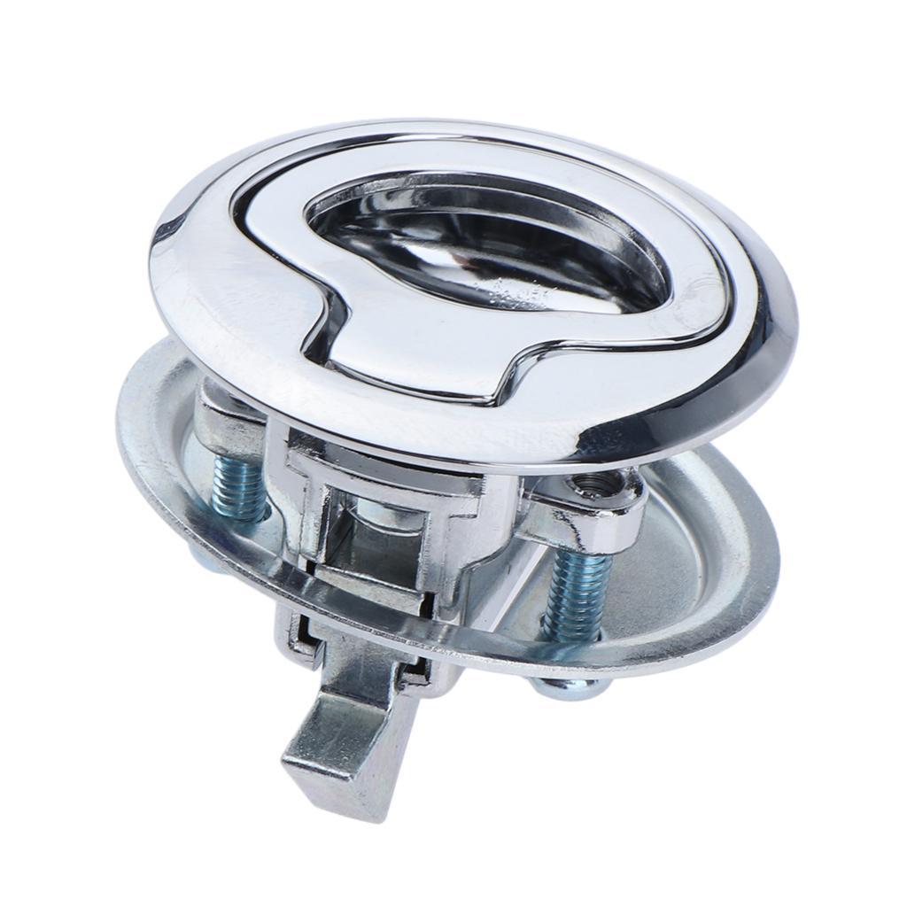 2pcs Boat Stainless Steel 1.5" Flush Pull Locker Latch Lift Handle