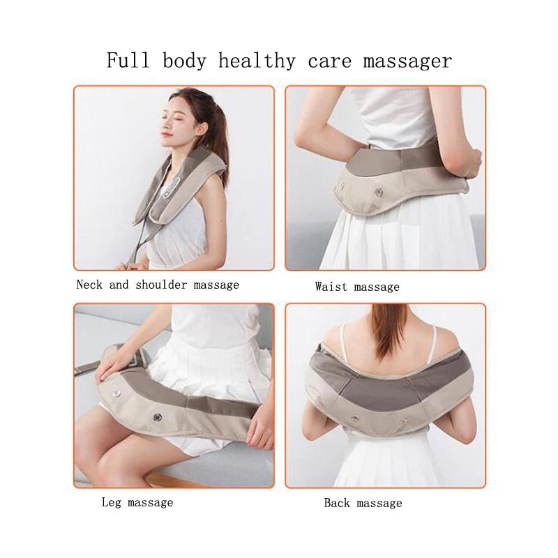 Đai massage vai cổ, toàn thân, Giảm đau nhức hiệu quả, an toàn