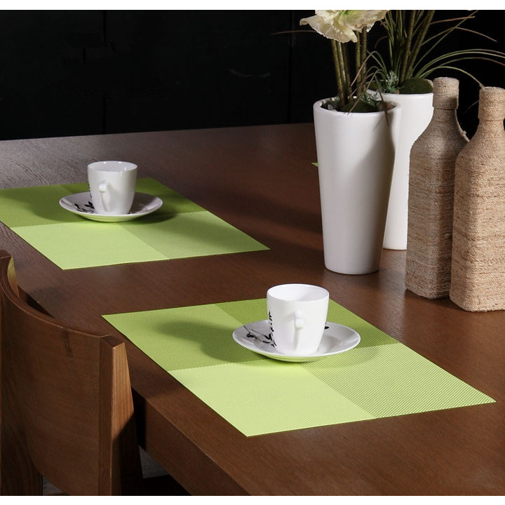 Tấm lót bàn ăn cao cấp NX105 xanh cốm