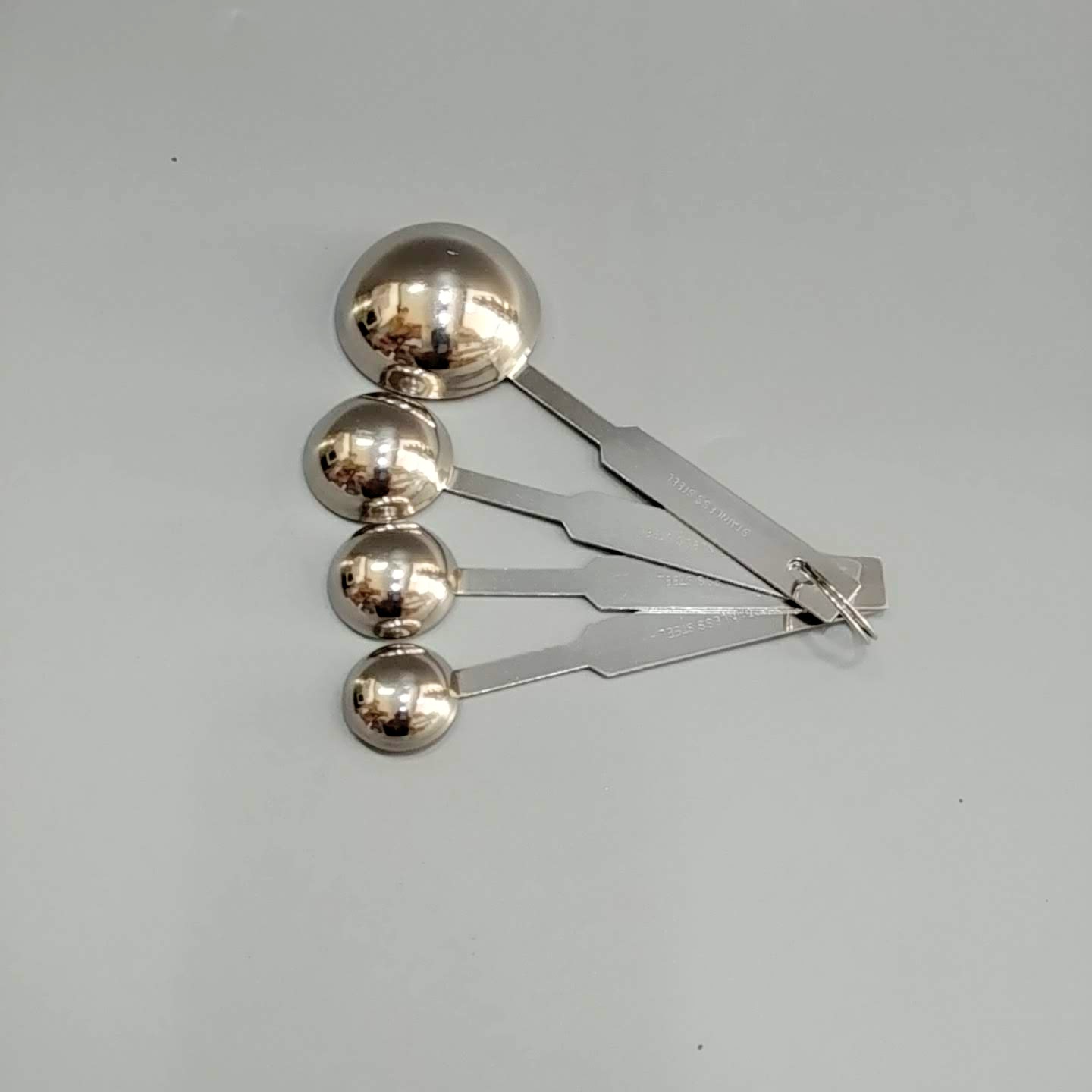 Bộ 4 muỗng đong định lượng gia vị bằng thép không gỉ