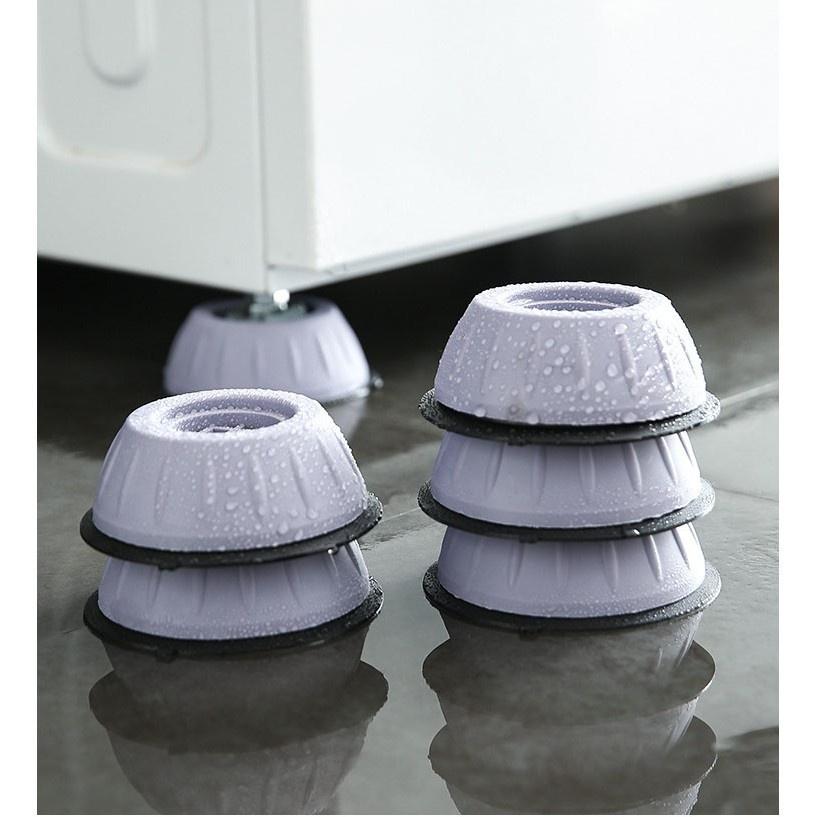 combo 4 chân kê máy giặt đế cao su hút chân không chống rung chống ồn mẫu mới mã MG2