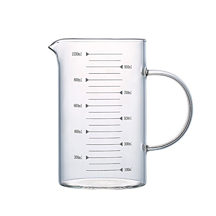 Ly Thuỷ Tinh Chia Vạch Đo Lường Chịu Nhiệt Dung Tích 1000 Ml