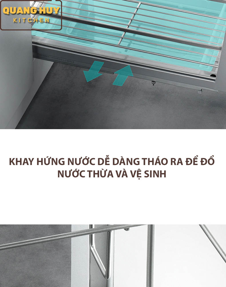Giá để dao thớt gia vị sơn nano bảo hành han gỉ 10 năm