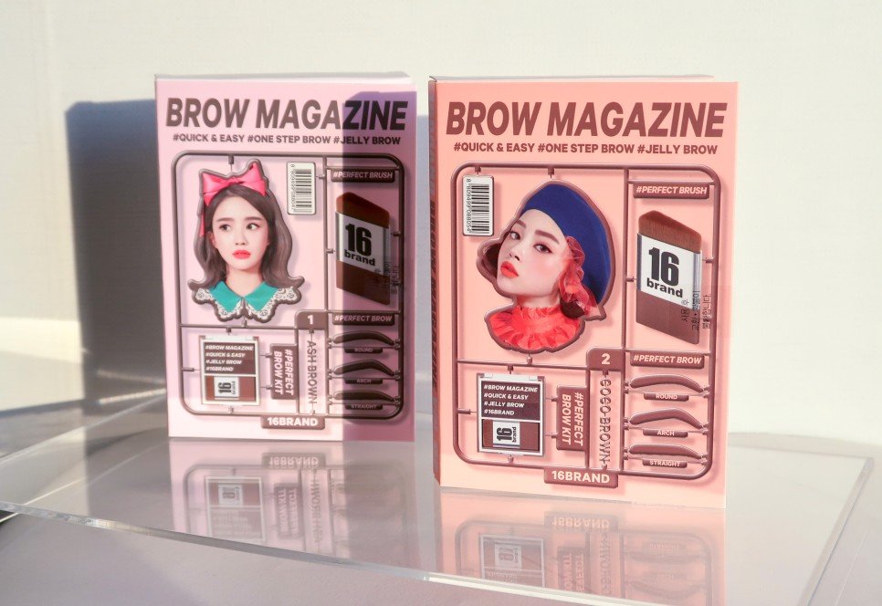 Bột Tán Chân Mày Hai Màu Đa Năng 16Brand Brow Magazine 3.6g