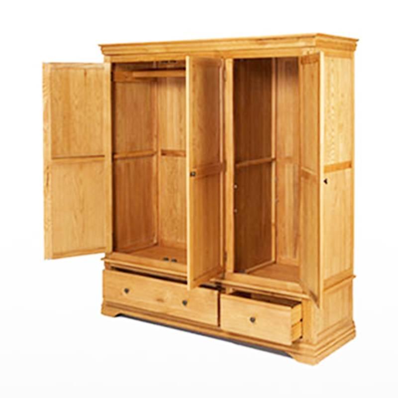 Tủ Quần Áo Victoria 3 Cánh Gỗ Sồi IBIE