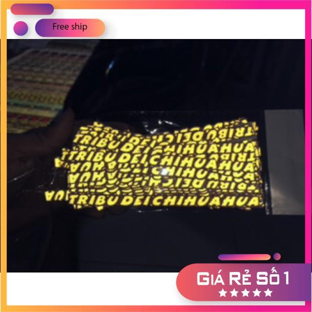 Tem dán kính nón dành cho full face phản quang 1x14,5cm