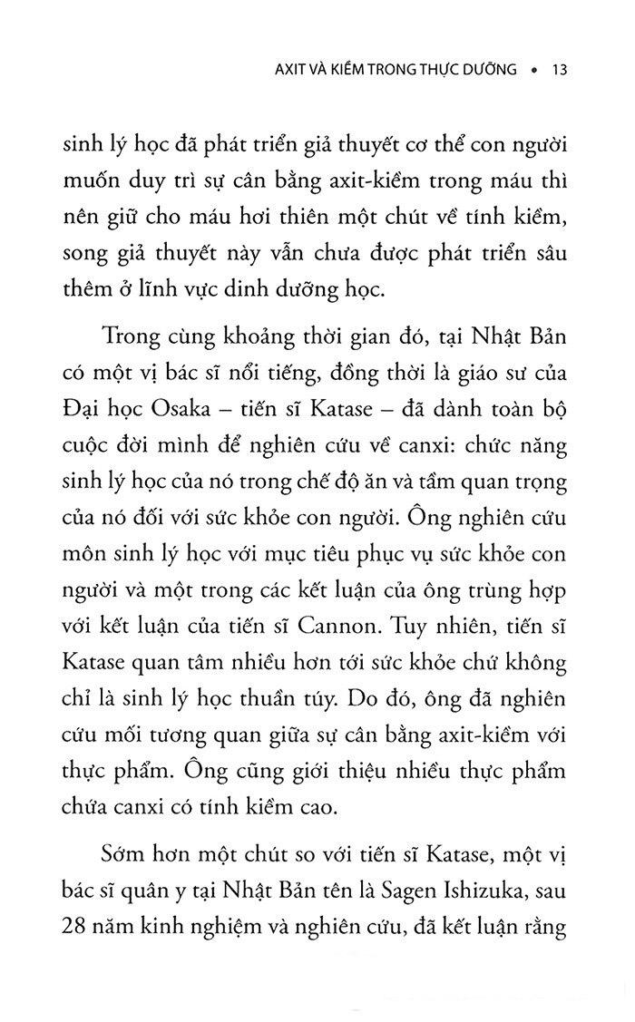 Axit Và Kiềm Trong Thực Dưỡng
