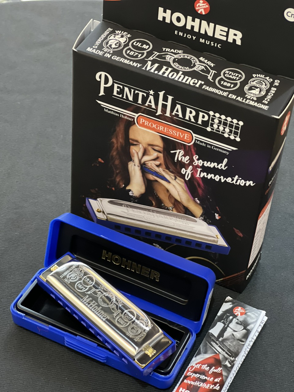 Kèn harmonica diatonic 10 lỗ Penta harp hãng Hohner-Nhập Đức