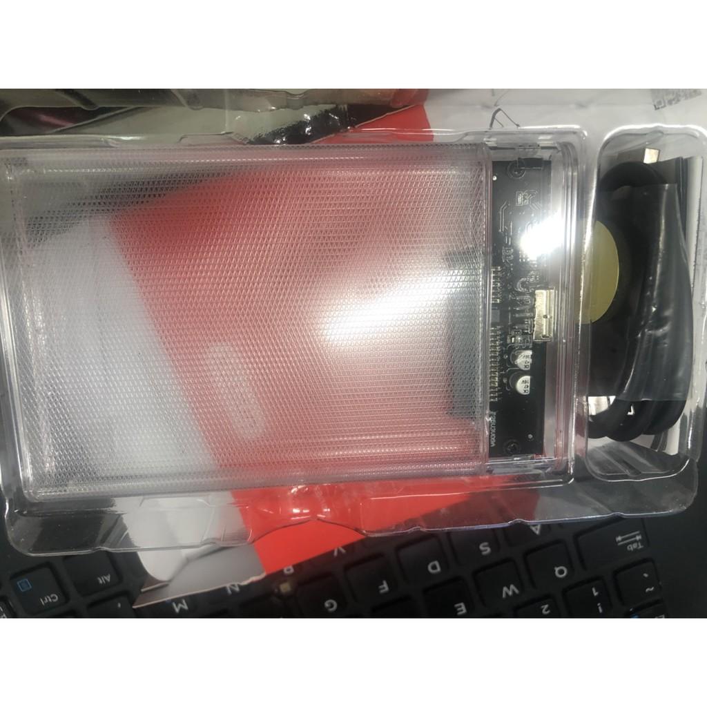 HDD Box 2.5 USB 3.0 SATA Unitek S1103A - Trong Suốt - Hàng Chính Hãng