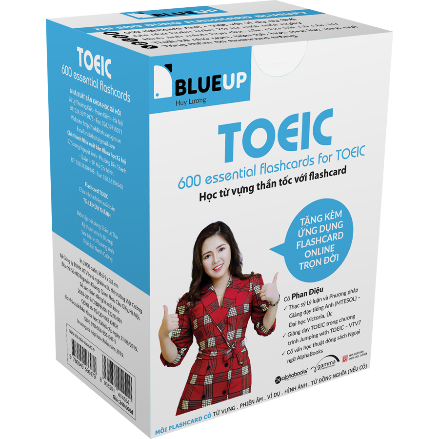600 Essential Flashcards For Toeic Blue Up