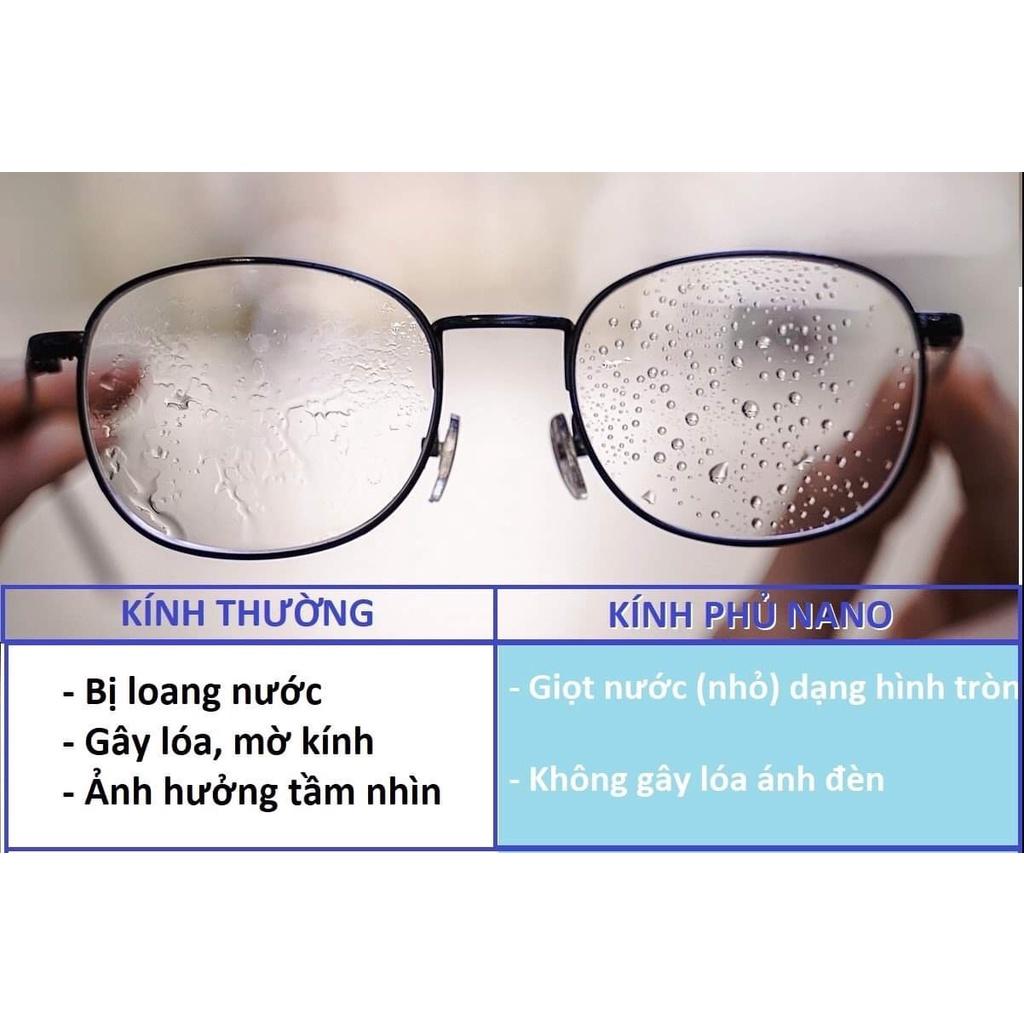 Combo Chai xịt nano mắt kính chống bám dính hơi nước cho mắt kính (chơi thể thao, đeo khẩu trang...)