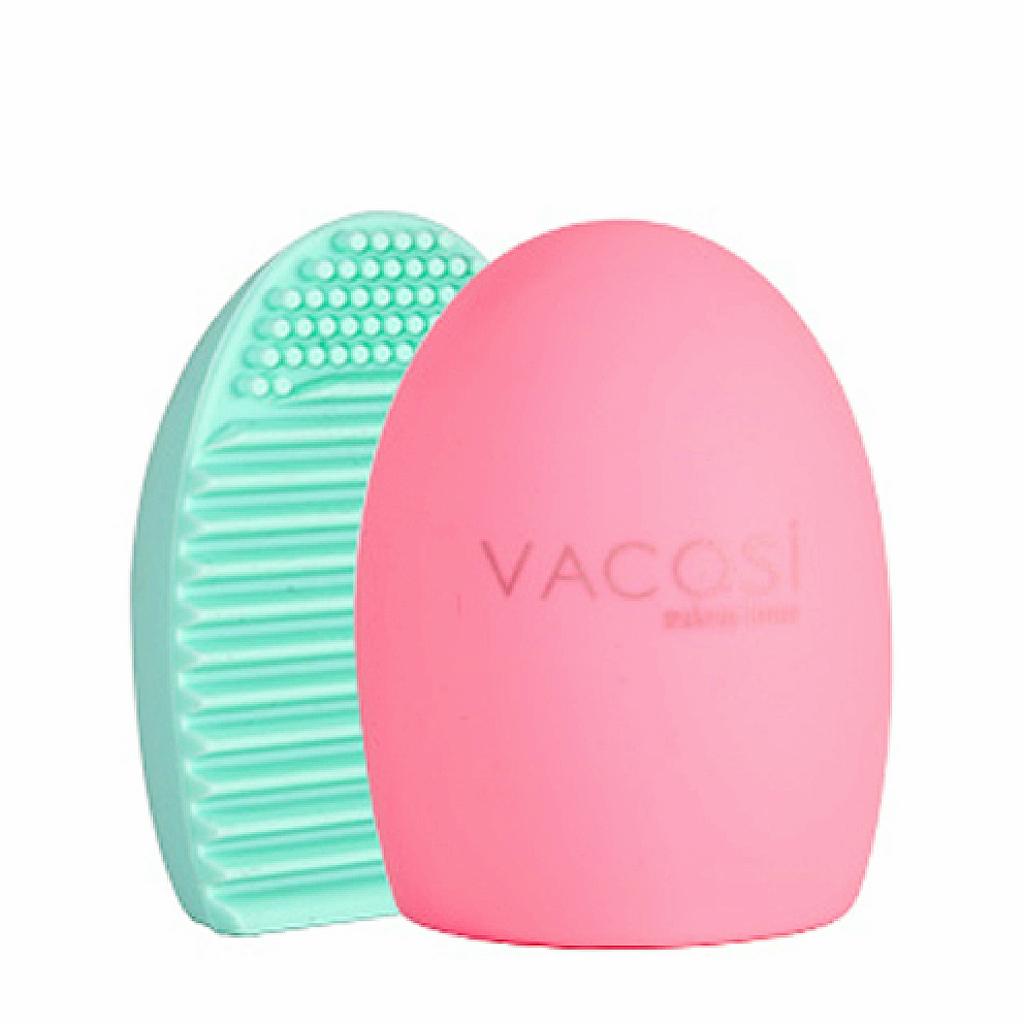 Dụng cụ vệ sinh cọ quả trứng Vacosi Pro Brush Cleanser (Hồng)