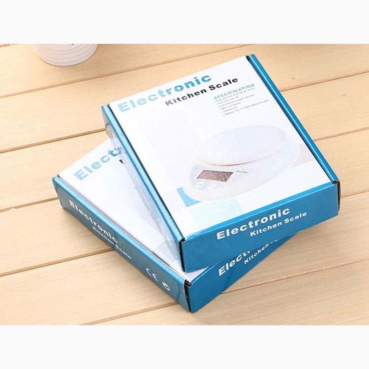 Cân Điện Tử Nhà Bếp Mini Electronic Kitchen Scale Cân Thực Phẩm 5Kg – 1G Kèm Pin
