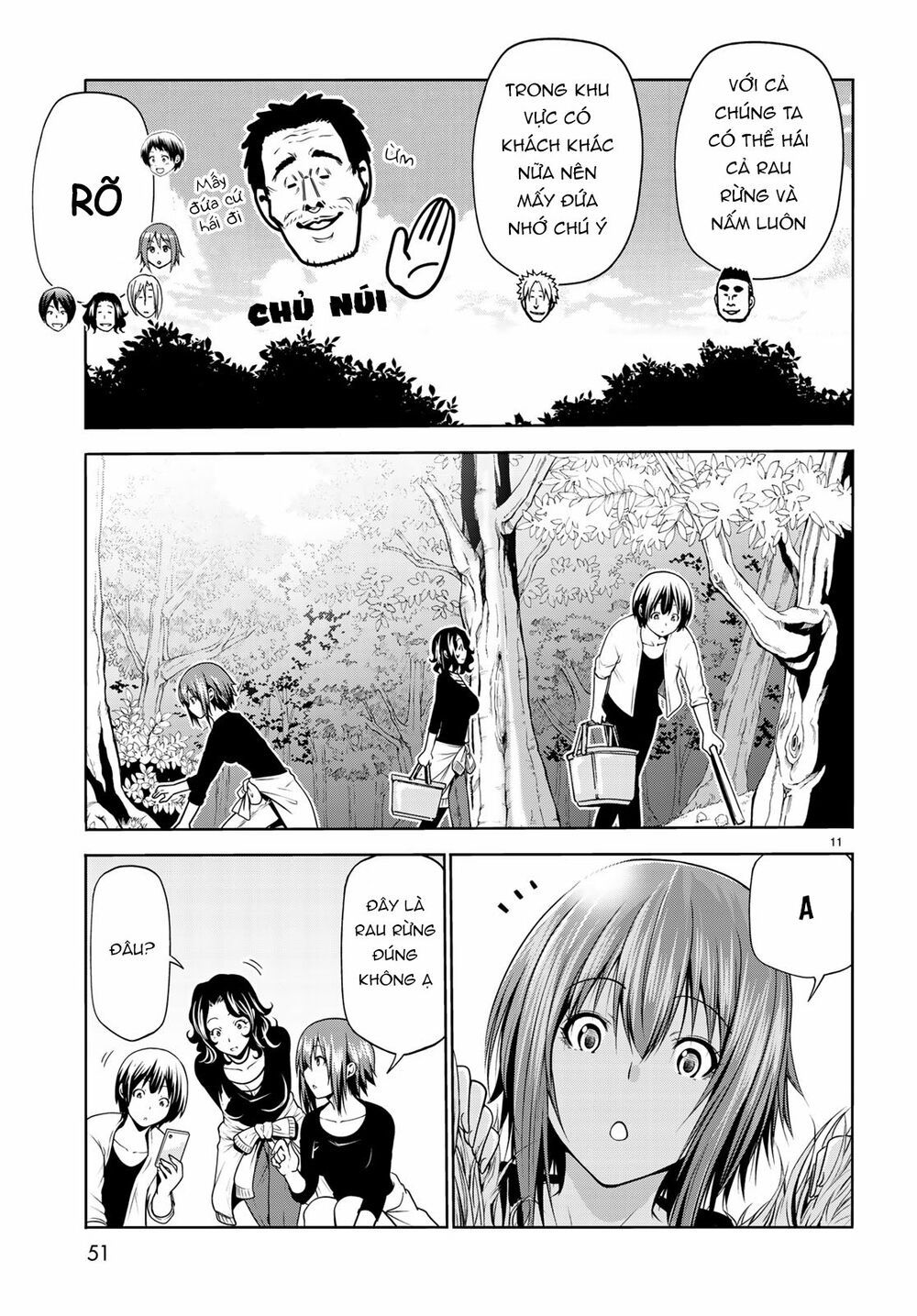 cô gái thích lặn - grand blue chapter 60 11