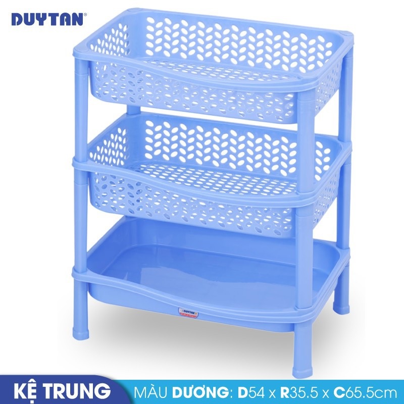 Kệ trung nhựa Duy Tân 3 ngăn - 46410 - Giao màu ngẫu nhiên - Hàng chính hãng