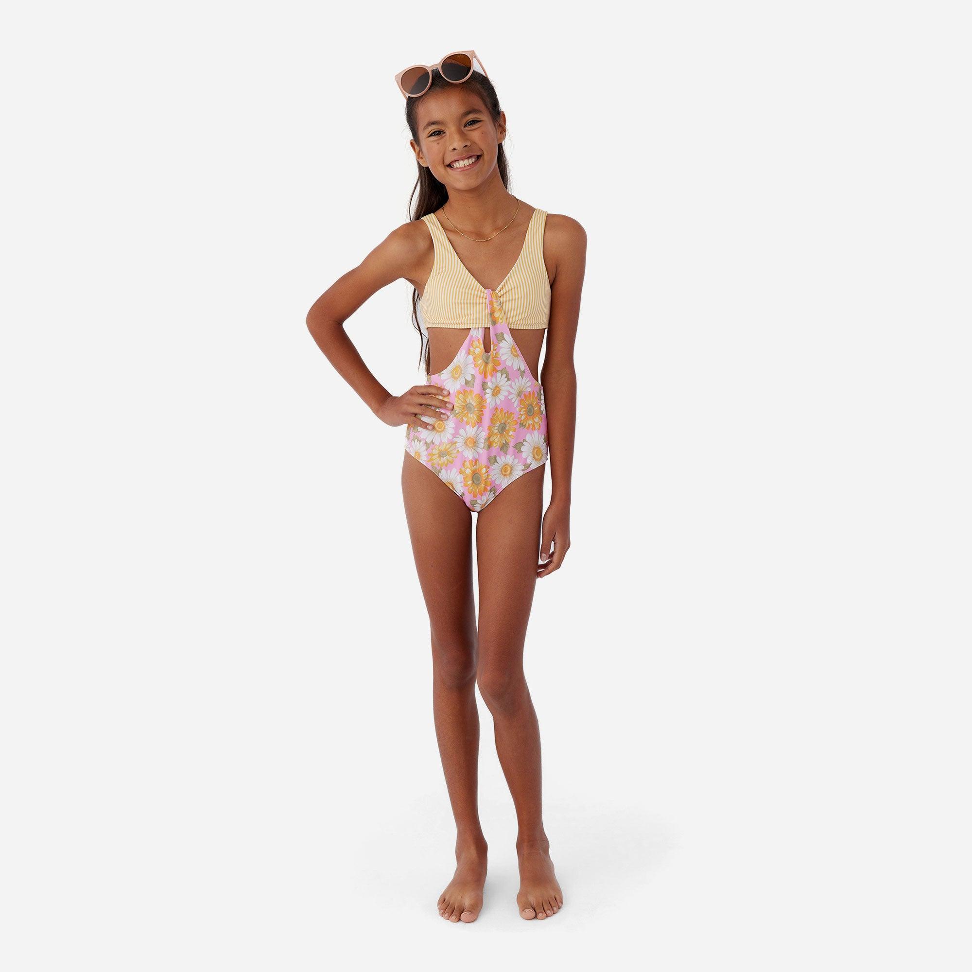 Đồ bơi một mảnh bé gái Oneill Sunnyside Floral Loop - SP3874013-PNK