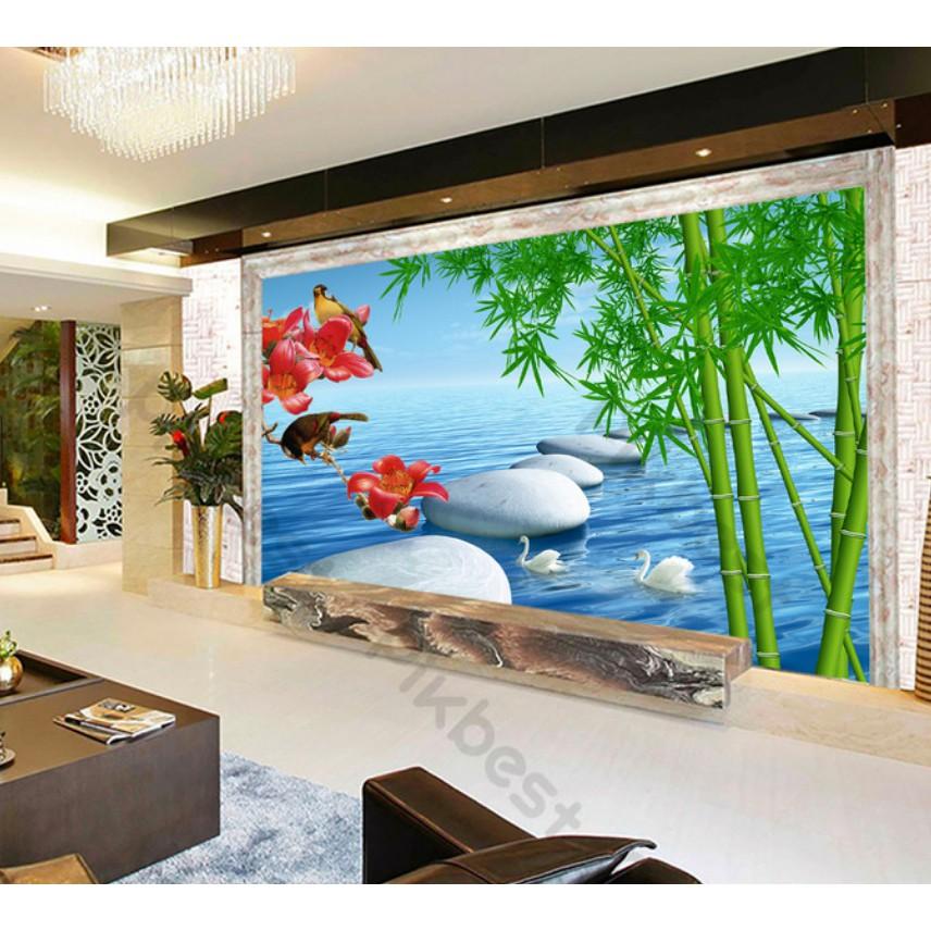 Tranh dán tường Tranh 3d dán tường phòng khách phòng ngủ hiện đại 06