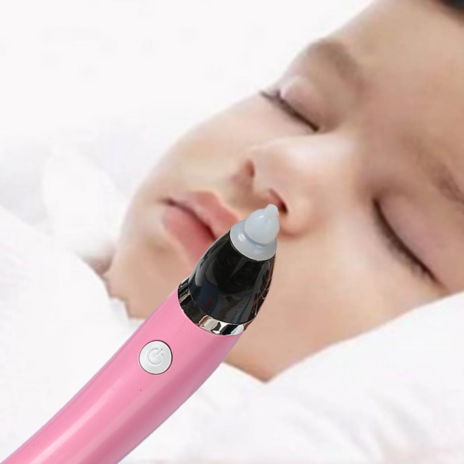 Baby Nasal Aspirator Safety with Replacement Suction Nozzles Suction for Mucus Babies Toddlers