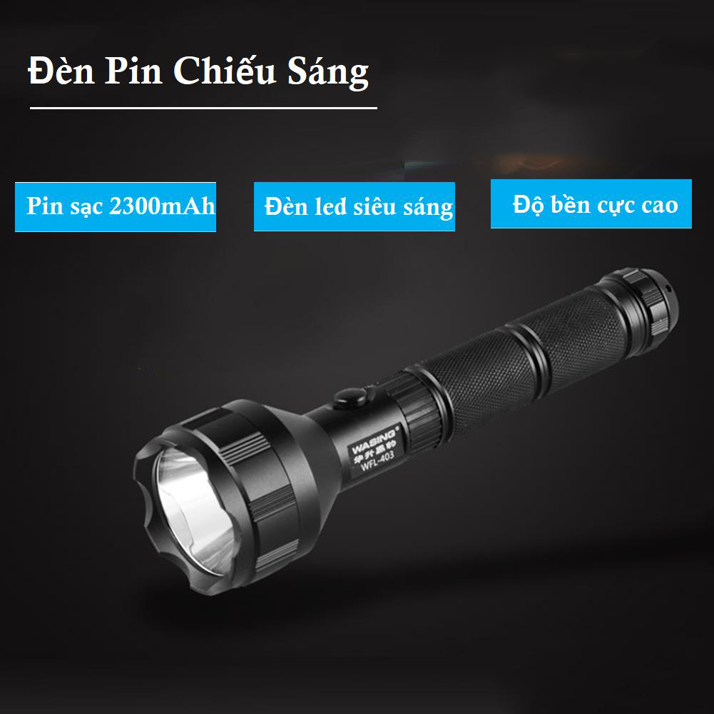 Đèn pin siêu sáng chống nước Mayor Wolf LY S015