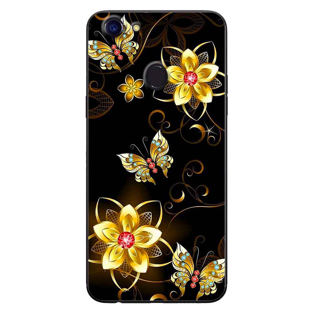 Ốp Lưng in cho Oppo F5 - F5 Youth Mẫu Hoa Hồng - Hàng Chính Hãng