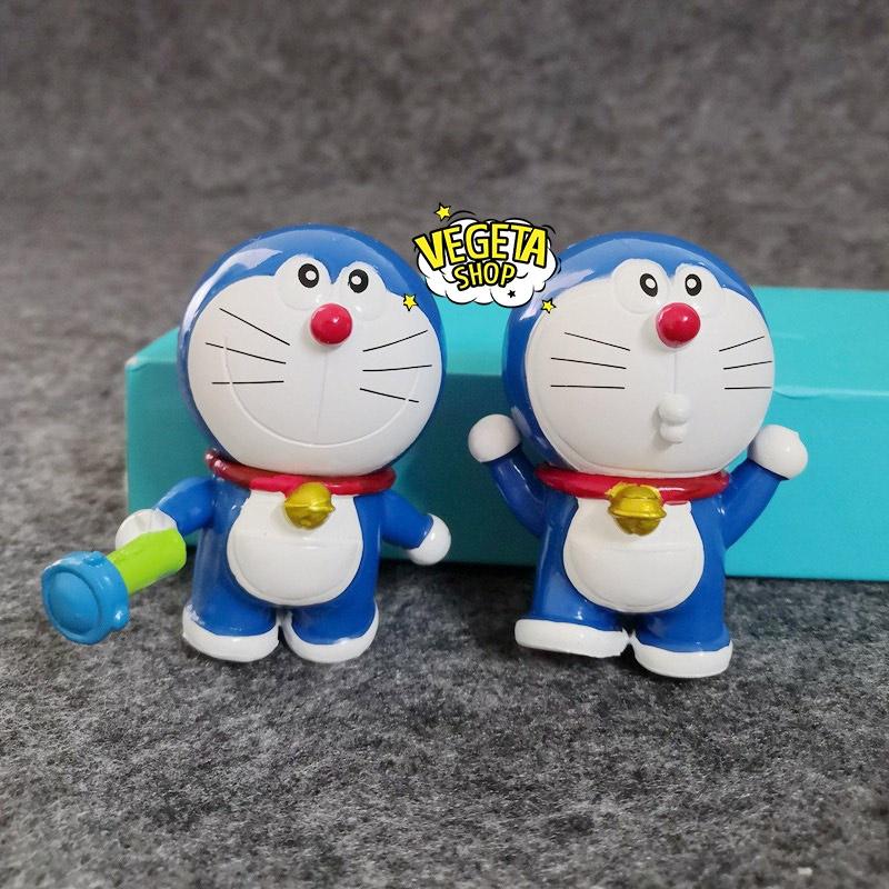 Mô hình Doraemon Doremon - Trọn bộ 8 Mô hình tư thế Doremon Doraemon và bảo bối - Cao khoảng 5~6cm
