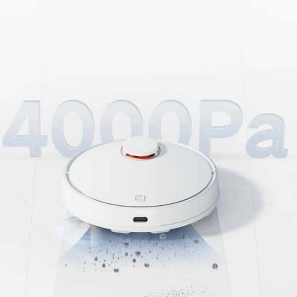 Robot hút bụi lau nhà thông minh Xiaomi 3C, lục hút cực mạnh 4000PA, kết nối thông minh App Mihome, vừa lau vừa hút- Hàng chính hãng