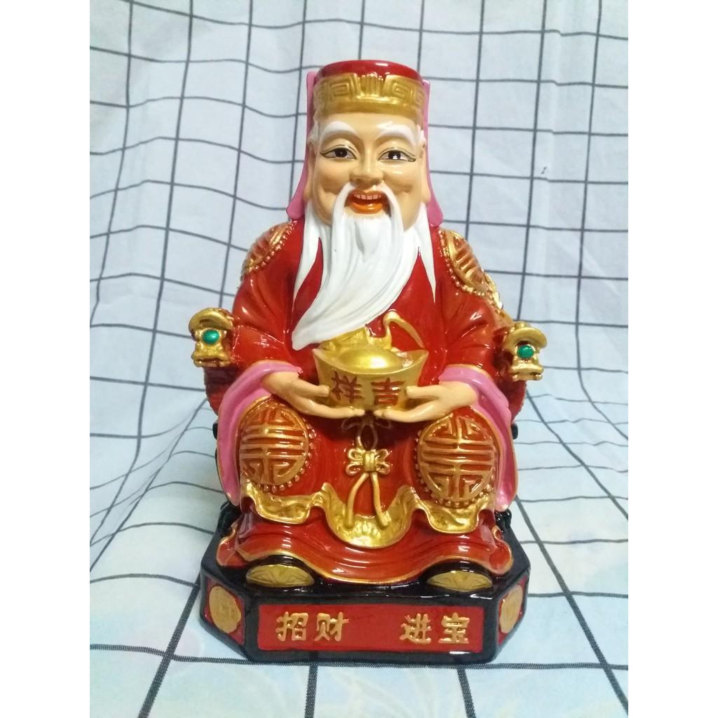 Ông Địa Thần Tài đá cao 25 cm