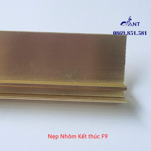 Nẹp nhôm Kết thúc F12, nẹp chống trơn nhôm, nẹp trang trí, Nẹp sàn gỗ, nẹp sàn, thanh dài 2m5
