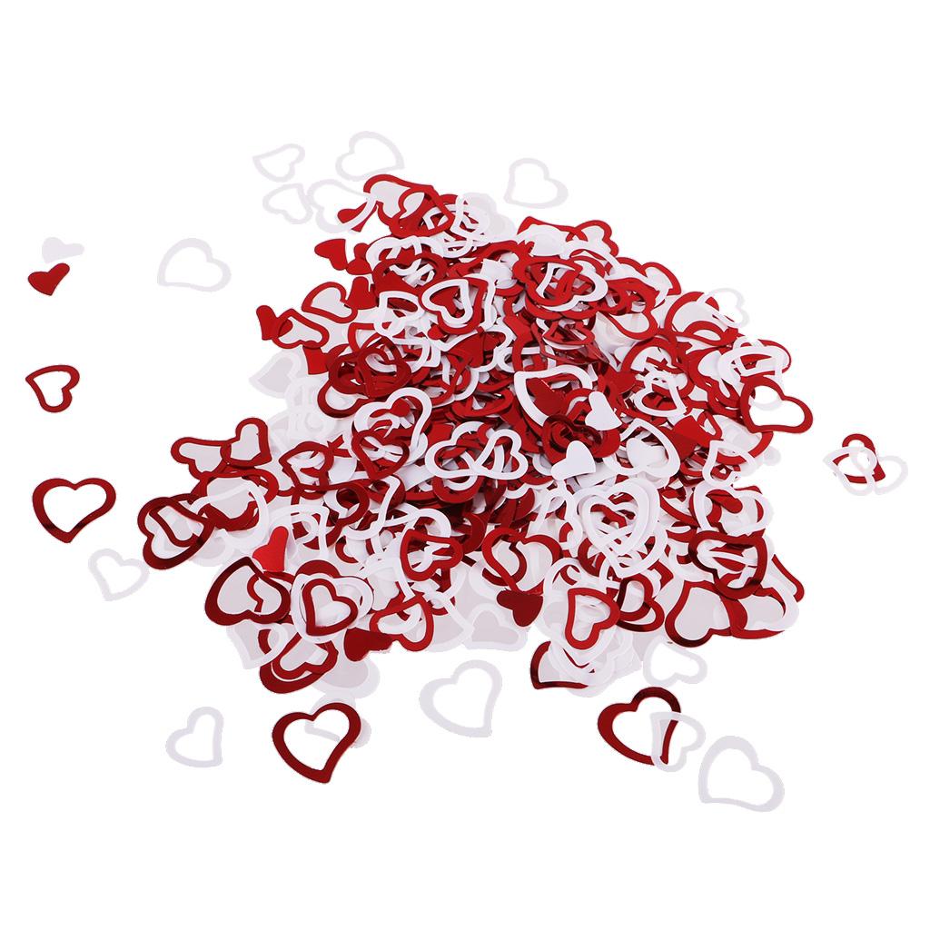 Romantic Heart Style Table Confetti Sprinkles Wedding Party Decorations