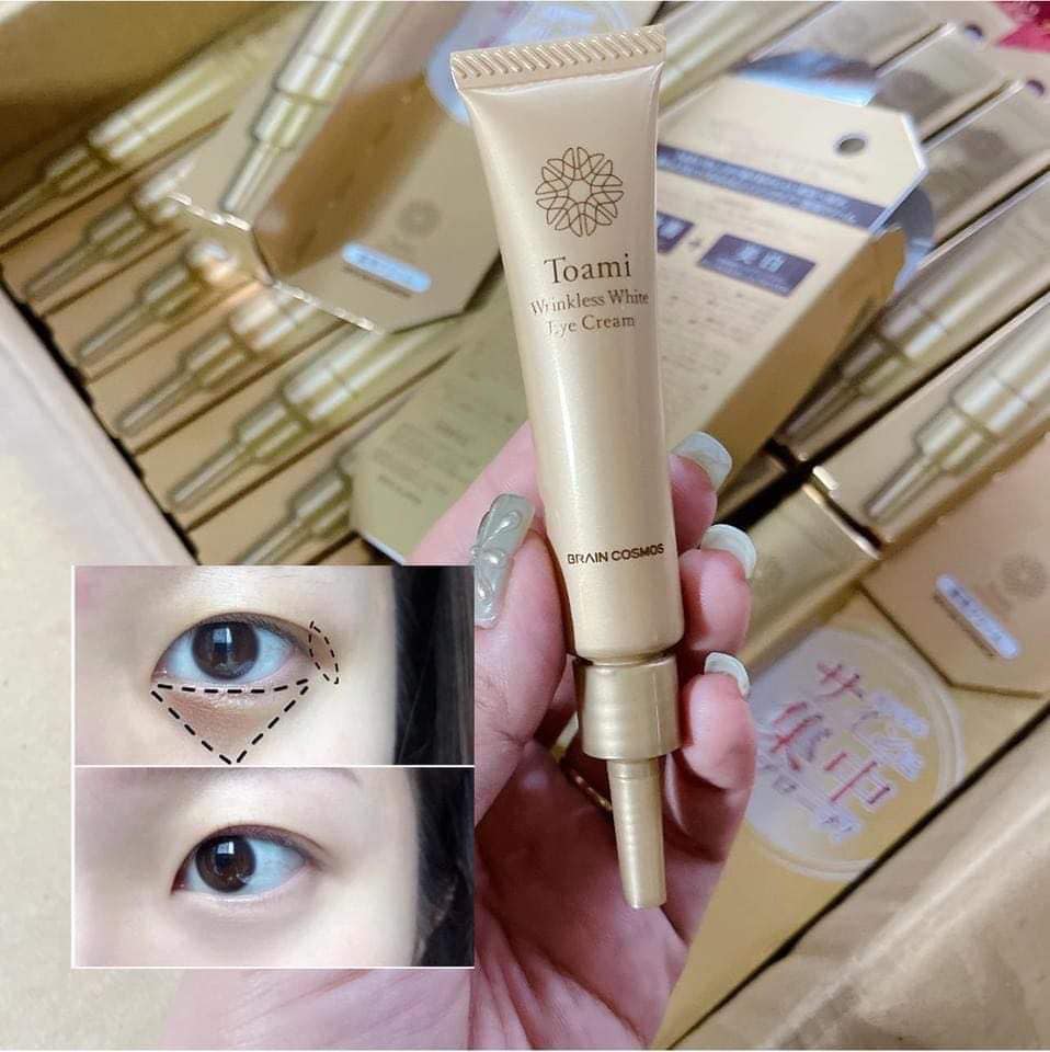 Kem dưỡng da vùng mắt Toami Wrinkless White Eye Cream