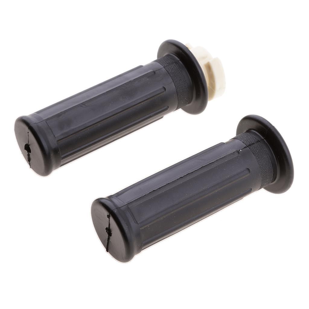 Brake Lever Set Front Rear & Black Handlebar Grips for  PW50