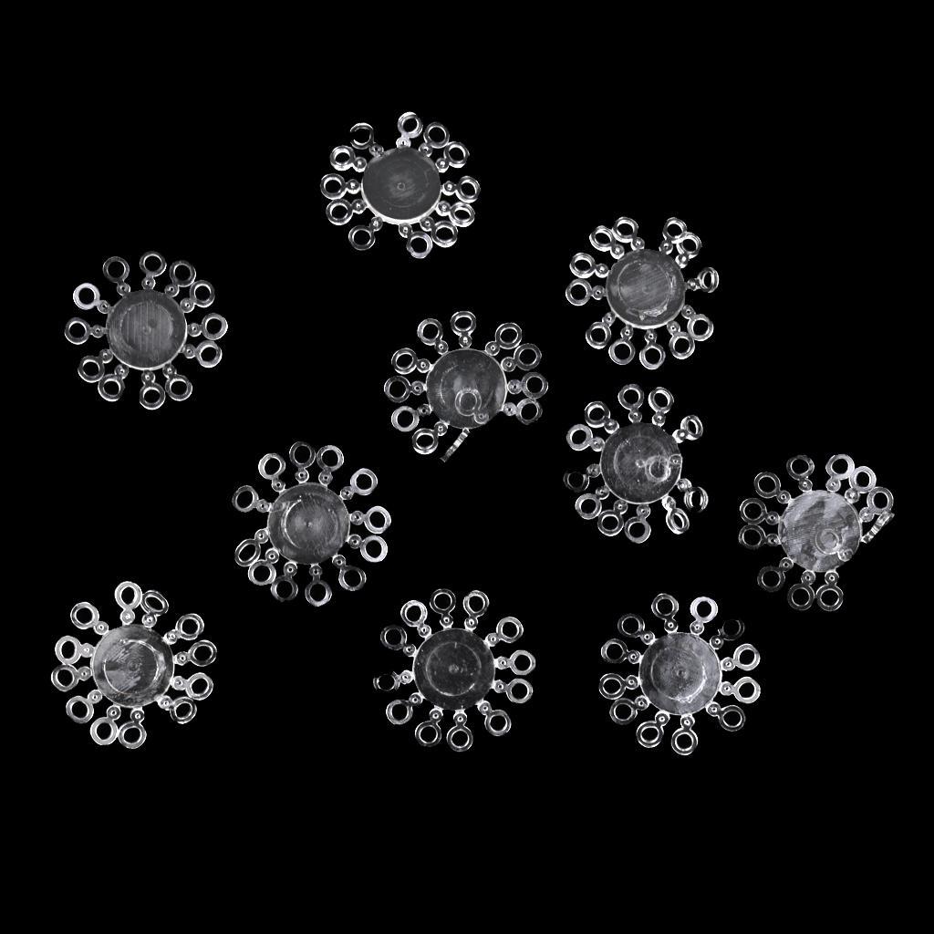 50pcs Carp Coarse Fishing Pellet Boilies Bait Band Terminal Tackle Clear 3mm High Quality