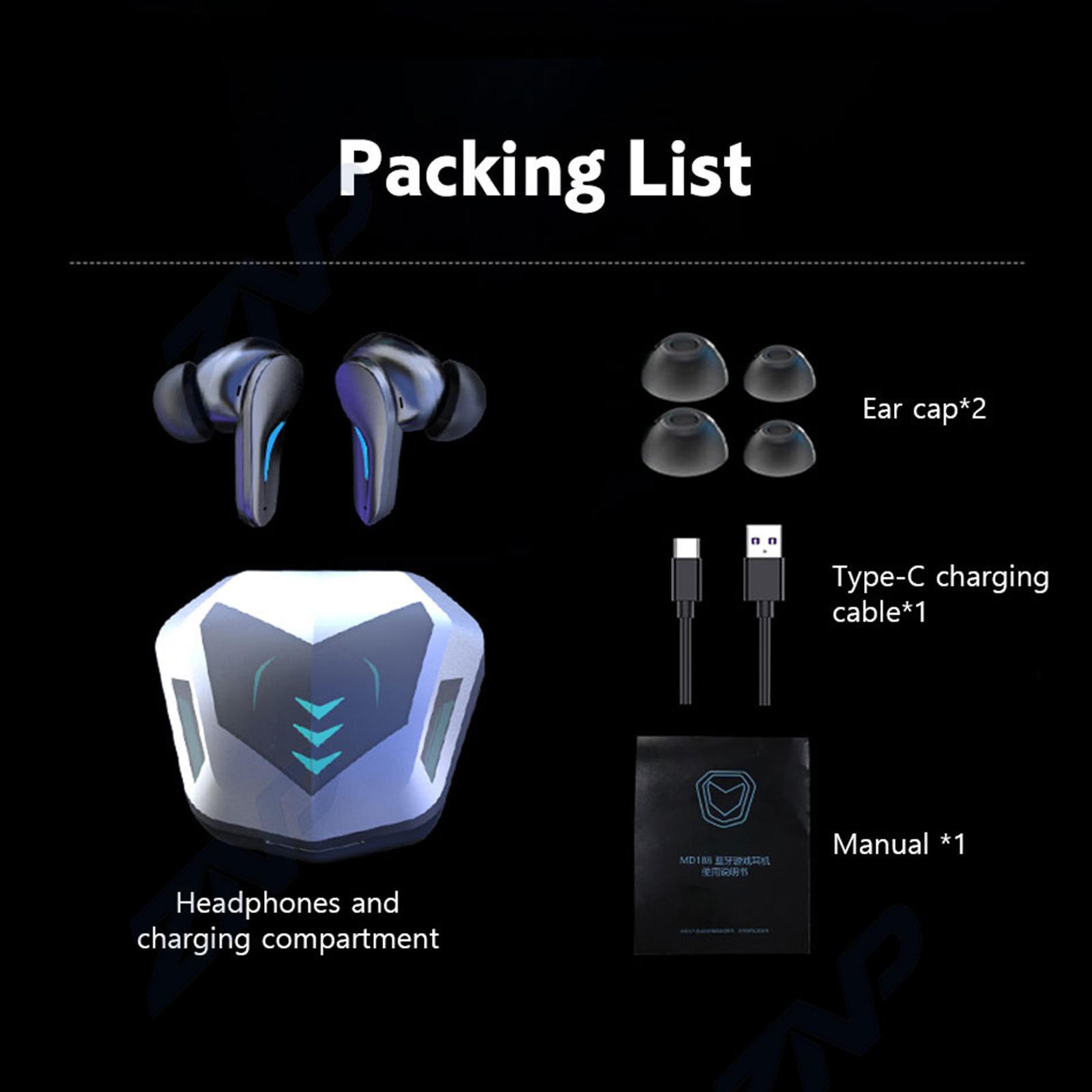 In-Ear Wireless Bluetooth 5.1Bluetooth Running Workout Hands-Free