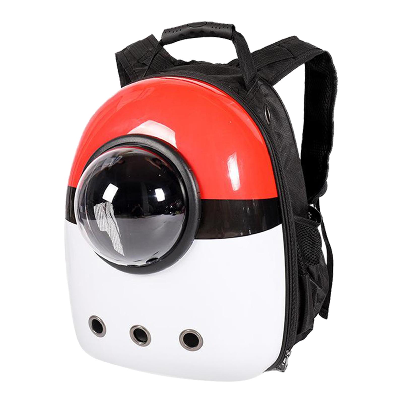 Pet Carrier Parrot Bird Dogs Cat Travel Bag Space Capsule Backpack Black