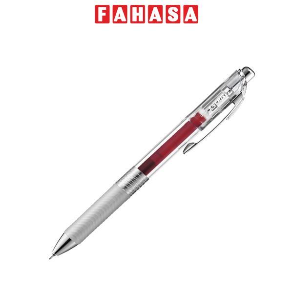 Bút Gel Energel Infree 0.5 mm - Pentel BLN75TL-BGX - Mực Đỏ Đậm