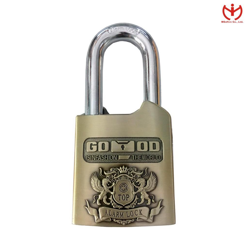 Ổ khóa báo động Anboud AL-50 màu vàng đồng - MSOFT