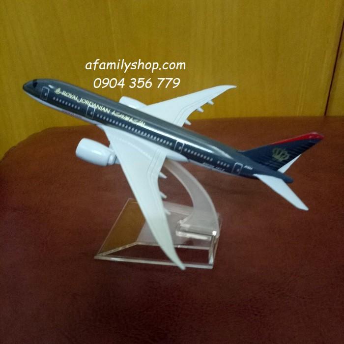 Mô hình máy bay tĩnh B787 Royal Jordanian 16cm