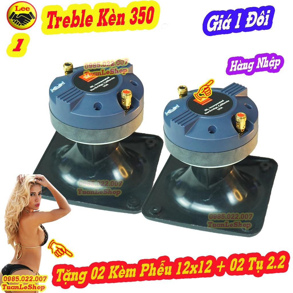 LOA TREP 350 JB REN XOÁY NẮP NHỰA -  LOA TREBLE  350 – GÍA 02 LOA 350 + 02 PHỄU 12x12 + 02 TỤ 2.2