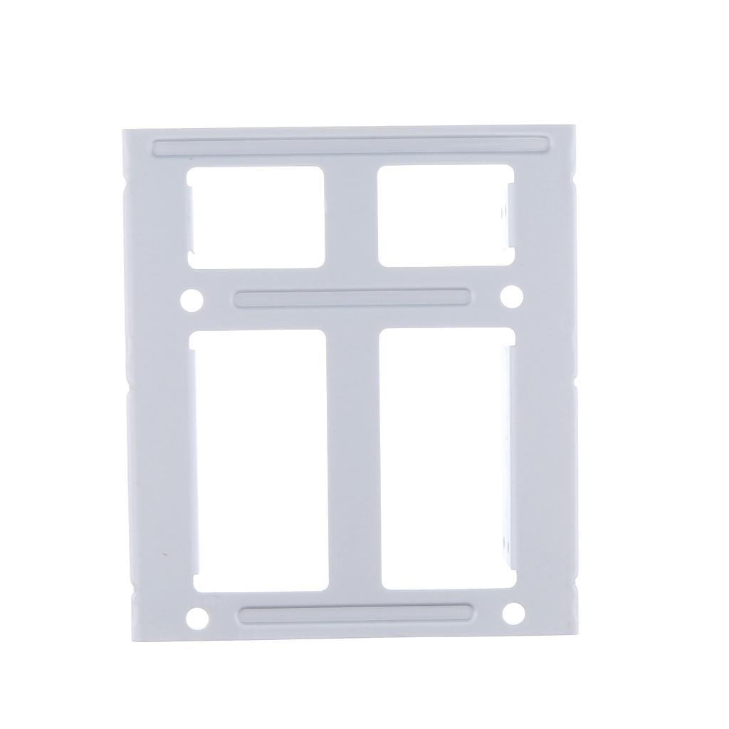 2.5'' to 3.5'' SSD to HDD Metal Adapter-Mounting Bracket Hard Drive White