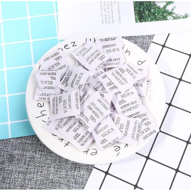 Gói hút ẩm loại nhỏ Silicagel - Túi hút ẩm cho giày dép chống ẩm mốc