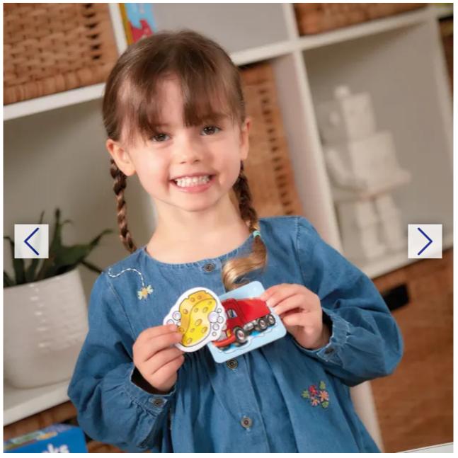 Trò chơi trí tuệ Mucky Trucks - Orchard Toys giúp trẻ nhận biết màu sắc và khả năng ghi nhớ