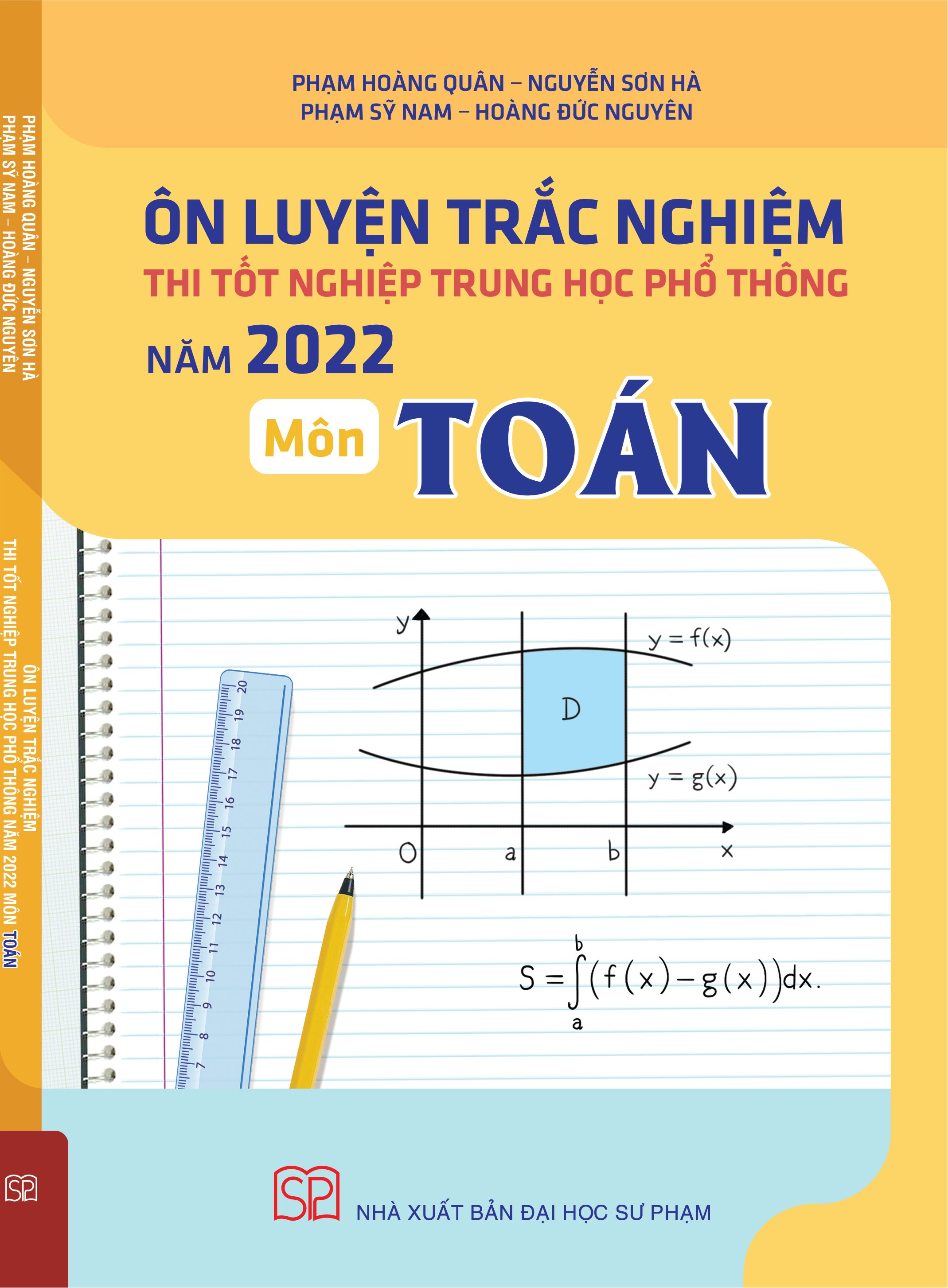 Combo 3 cuốn Ôn luyện thi tốt nghiệp THPT năm 2022 (Môn Toán, Ngữ văn, Tiếng Anh)